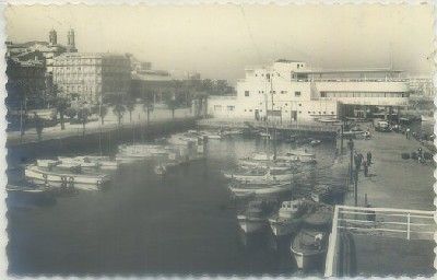 POSTAL DE PONTEVEDRA. VIGO. DARSENA REAL. CLUB NAUTICO