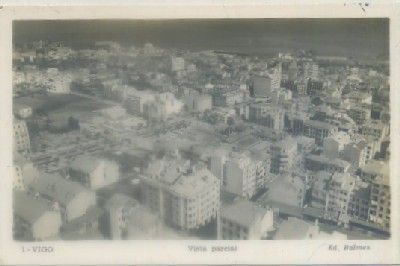 POSTAL DE PONTEVEDRA. VIGO. VISTA GENERAL PARCIAL