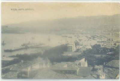 POSTAL ANTIGUA DE VIGO: VISTA GENERAL