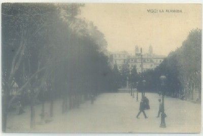POSTAL ANTIGUA DE VIGO: LA ALAMEDA