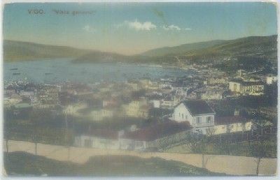 POSTAL ANTIGUA DE VIGO: VISTA GENERAL