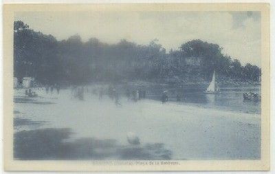 POSTAL DE PONTEVEDRA. BAYONA. PLAYA DE LA BARBERIA
