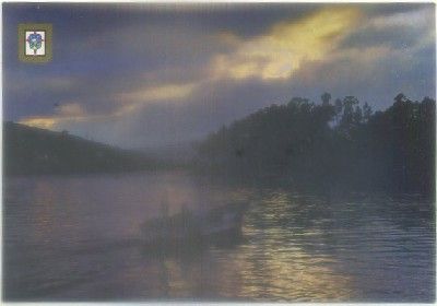 POSTAL DE GALICIA. PUESTA DEL SOL. Nº 27