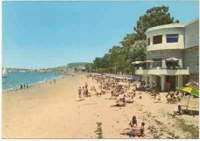 POSTAL DE PONTEVEDRA. VILLAGARCIA DE AROSA. PLAYA DE COMPOSTELA