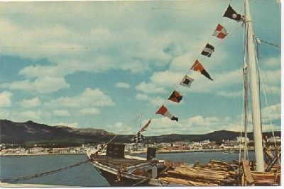 POSTAL DE PONTEVEDRA. VILLAGARCIA DE AROSA. VISTA PARCIAL