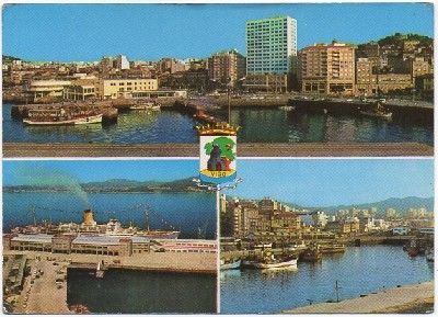 POSTAL DE PONTEVEDRA. VIGO. PUERTOS