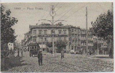 POSTAL ANTIGUA DE VIGO: PLAZA URZAIZ