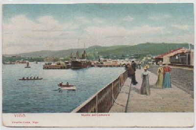 POSTAL ANTIGUA DE VIGO: MUELLE DEL COMERCIO