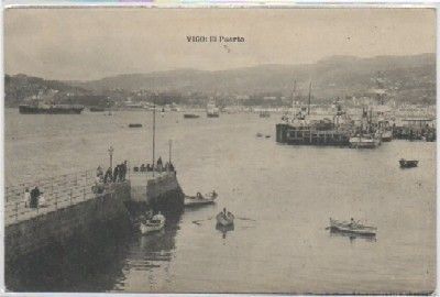 POSTAL ANTIGUA DE VIGO: EL PUERTO