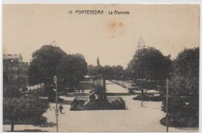 POSTAL ANTIGUA DE PONTEVEDRA. LA ALAMEDA Nº 10