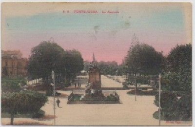 POSTAL ANTIGUA DE PONTEVEDRA. LA ALAMEDA Nº 5