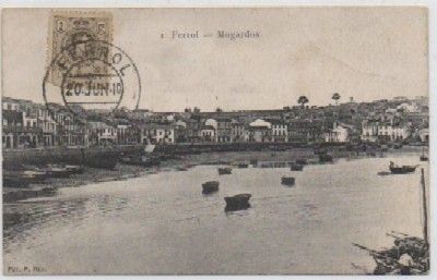 POSTAL ANTIGUA DE CORUÑA. FERROL. MURGARDO Nº 4.
