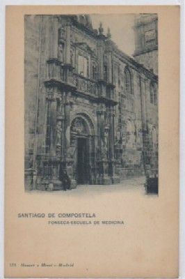POSTAL ANTIGUA DE SANTIAGO. ESCUELA DE MEDICINA