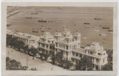 POSTAL ANTIGUA DE LA CORUÑA. AVENIDA DE LA MARINA Y KIOSCO