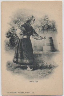 POSTAL ANTIGUA DE LA CORUÑA. GALLEGA. COL. TIPOS Nº 542