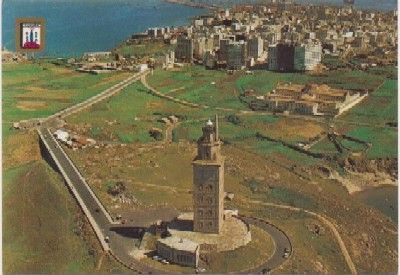 POSTAL DE LA CORUÑA. TORRE DE HERCULES