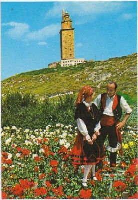 POSTAL DE LA CORUÑA. TORRE DE HERCULES