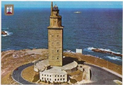 POSTAL DE LA CORUÑA. TORRE DE HERCULES