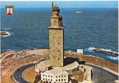 POSTAL DE LA CORUÑA. TORRE DE HERCULES