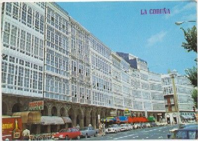 POSTAL DE LA CORUÑA. AVENIDA DE LA MARINA