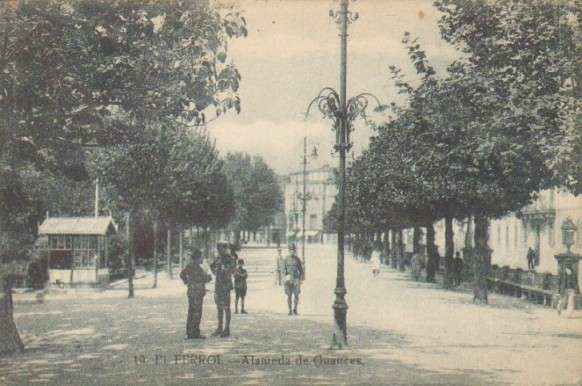POSTAL ANTIGUA DE EL FERROL. Nº 19. ALAMEDA DE GUANCES.
