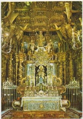 POSTAL DE SANTIAGO DE COMPOSTELA. CATEDRAL. ALTAR MAYOR