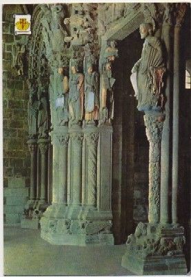 POSTAL DE SANTIAGO DE COMPOSTELA. CATERAL. PORTICO DE LA GLORIA
