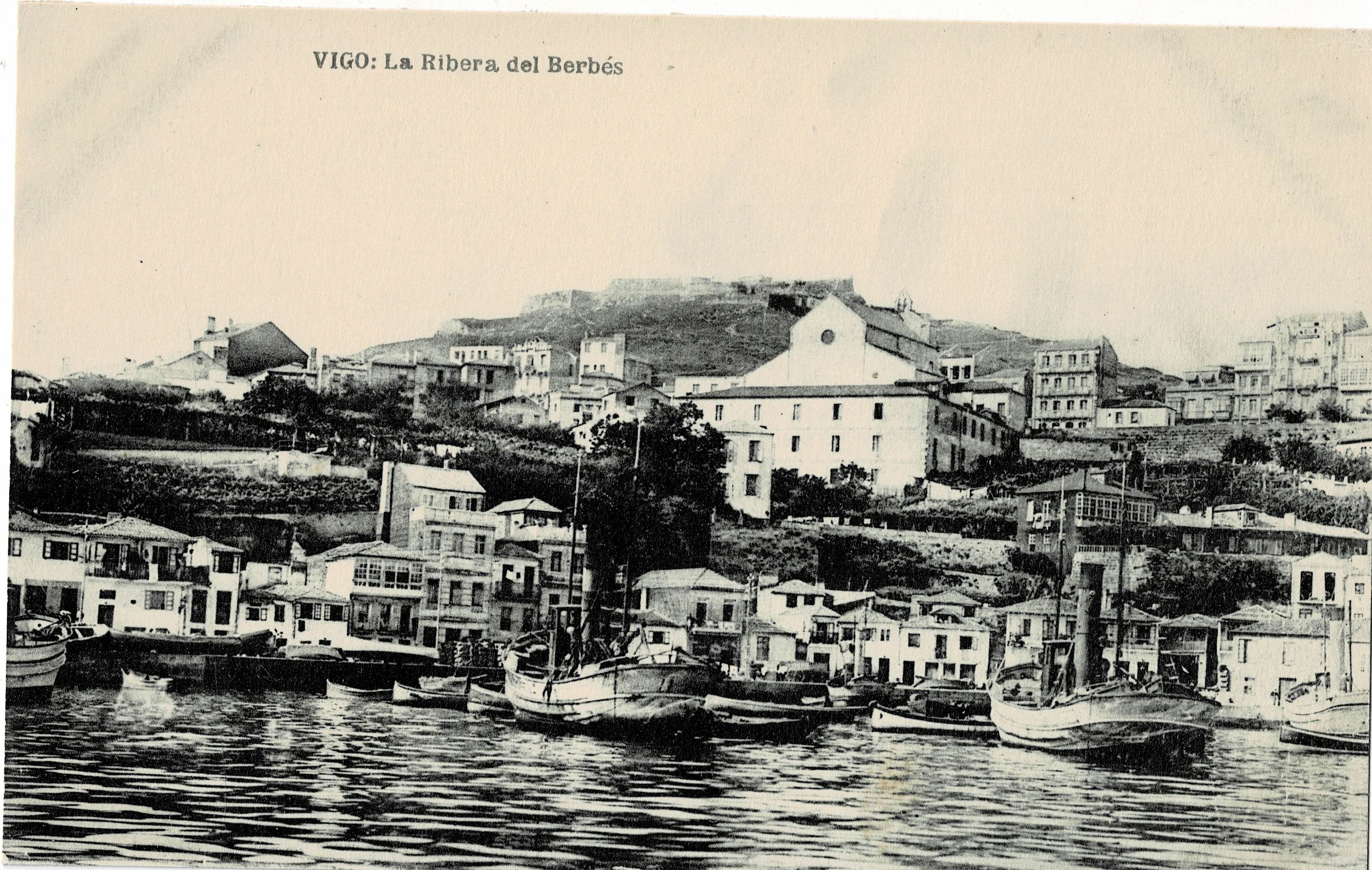 POSTAL DE VIGO. LA RIVERA DEL BERBES