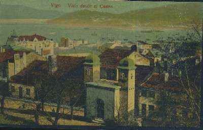 POSTAL ANTIGUA DE GALICIA VIGO VISTA DESDE EL CASTRO ( PONTEVEDRA )