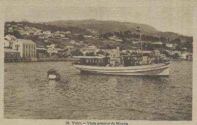 POSTAL ANTIGUA DE GALICIA VIGO Nº 29 VISTA GENERAL DE MOAÑA  ( PONTEVEDRA )