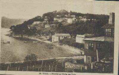 POSTAL ANTIGUA DE GALICIA VIGO Nº 28 MONTE LA GUIA EN TEIS  ( PONTEVEDRA )