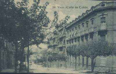 POSTAL ANTIGUA DE GALICIA VIGO CALLE DE COLON ( PONTEVEDRA )