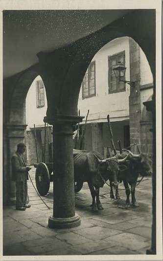POSTAL ANTIGUA DE GALICIA. SANTIAGO. Nº 82 SOPORTALES DE LA RUA NUEVA