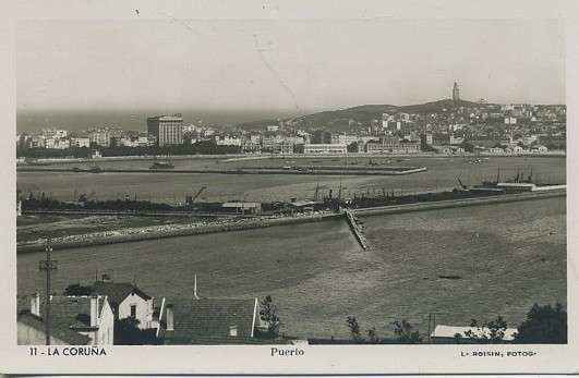 POSTAL ANTIGUA DE GALICIA. LA CORUÑA. Nº 11 PUERTO