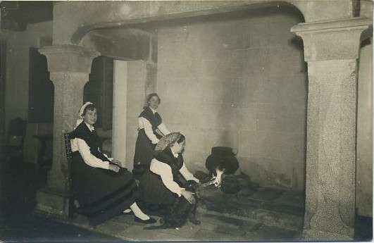 POSTAL ANTIGUA DE GALICIA. MOTIVOS GALLEGOS. Nº 2 COCINA TIPICA GALLEGA