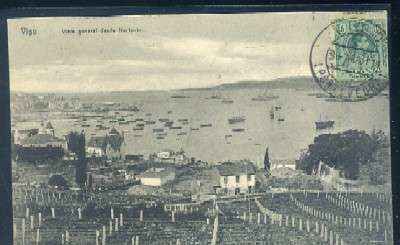 POSTAL ANTIGUA DE GALICIA - VIGO PONTEVEDRA - VISTA GENERAL DESDE NACIENTE