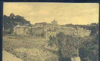 POSTAL ANTIGUA DE GALICIA - LUGO - ABADIA DE SAMOS, OESTE