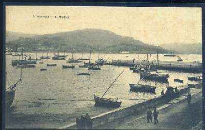 POSTAL ANTIGUA DE GALICIA - LA CORUÑA - MUROS EL MUELLE