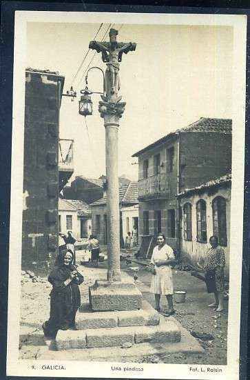 POSTAL DE GALICIA - UNA PIADOSA Nº 9