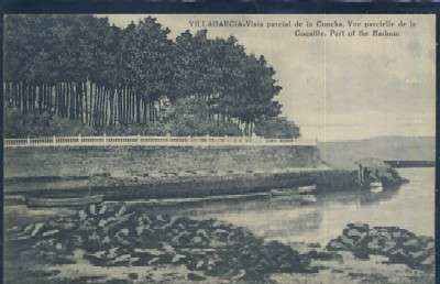 POSTAL ANTIGUA DE GALICIA - VILLAGARCIA - VISTA PARCIAL DE LA CONCHA