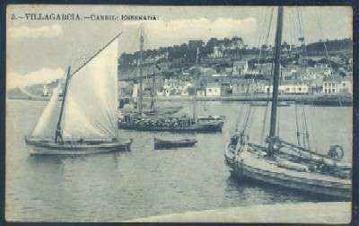 POSTAL ANTIGUA DE GALICIA - VILLAGARCIA - CARRIL ENSENADA