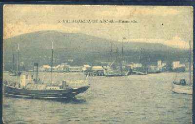 POSTAL ANTIGUA DE GALICIA - VILLAGARCIA Nº 5 ENSENADA