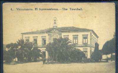 POSTAL ANTIGUA DE GALICIA VILLAGARCIA Nº 4 EL AYUNTAMIENTO