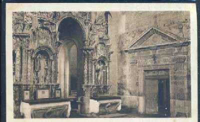 POSTAL ANTIGUA DE GALICIA - OURENSE - MONASTERIO DE OSERA Nº 10 ALTARES DE SAN BERNARDO Y SAN FAMIANO