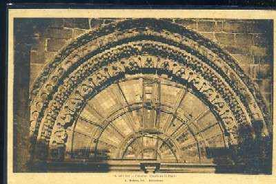POSTAL ANTIGUA DE GALICIA - OURENSE Nº 24 CATEDRAL PUERTA DE LA GLORIA