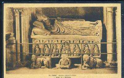 POSTAL ANTIGUA DE GALICIA - OURENSE Nº 39 CATEDRAL SEPULCRO DE OBISPO