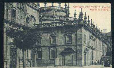 POSTAL DE GALICIA - SANTIAGO DE COMPOSTELA - CATEDRAL PLAZA DE LOS LIBERATOS