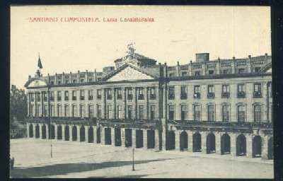 POSTAL DE GALICIA - SANTIAGO DE COMPOSTELA - CASAS CONSISTORIALES