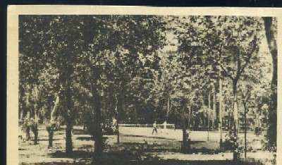POSTAL DE GALICIA - LUGO - VISTA DE UNA DE LAS CANCHAS DE TENIS DEL BALNEARIO DE GUITIRIZ