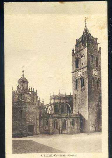 POSTAL DE GALICIA - LUGO - CATEDRAL ABSIDE Nº 8